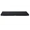 Rockstable RS19-FH612 1U Riiuliriiul - Must - Teras - 60 kg Kandevõime - Ovaalse Perforeeritud