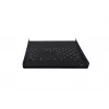 Rockstable RS19-FH612 1U Riiuliriiul - Must - Teras - 60 kg Kandevõime - Ovaalse Perforeeritud