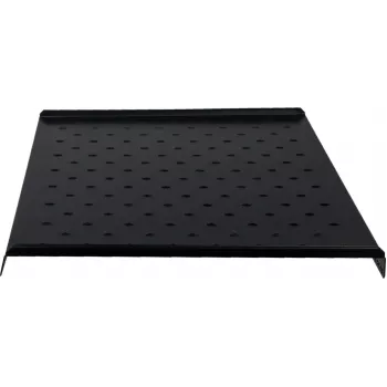 Rockstable RS19-FH612 1U Riiuliriiul - Must - Teras - 60 kg Kandevõime - Ovaalse Perforeeritud