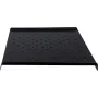 Rockstable RS19-FH612 1U Riiuliriiul - Must - Teras - 60 kg Kandevõime - Ovaalse Perforeeritud