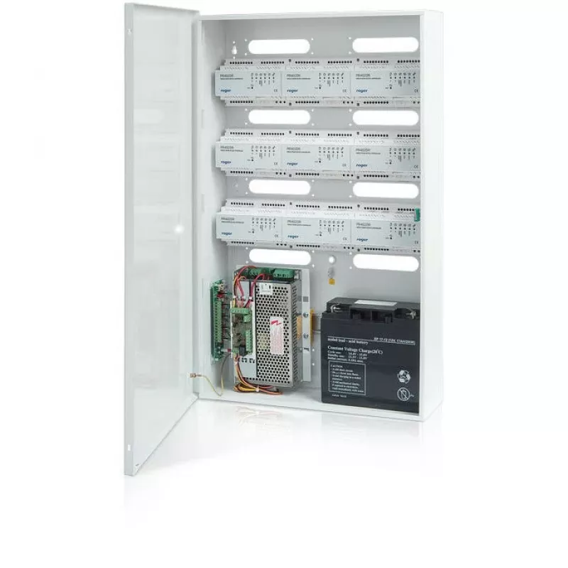 ROGER ME-5-S Seinale paigaldatav metallkarp juurdepääsukontrollisüsteemidele, IP54, helehall (RAL 7035)