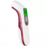 ROHNSON A-200 Digital Thermometer and Hygrometer with Clock, Alarm, White