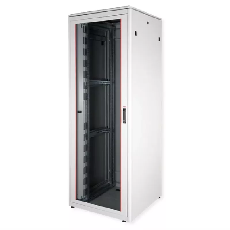 ROLINE 19-tolline võrgukapp Pro 47U, 800x800mm klaasuksega hall