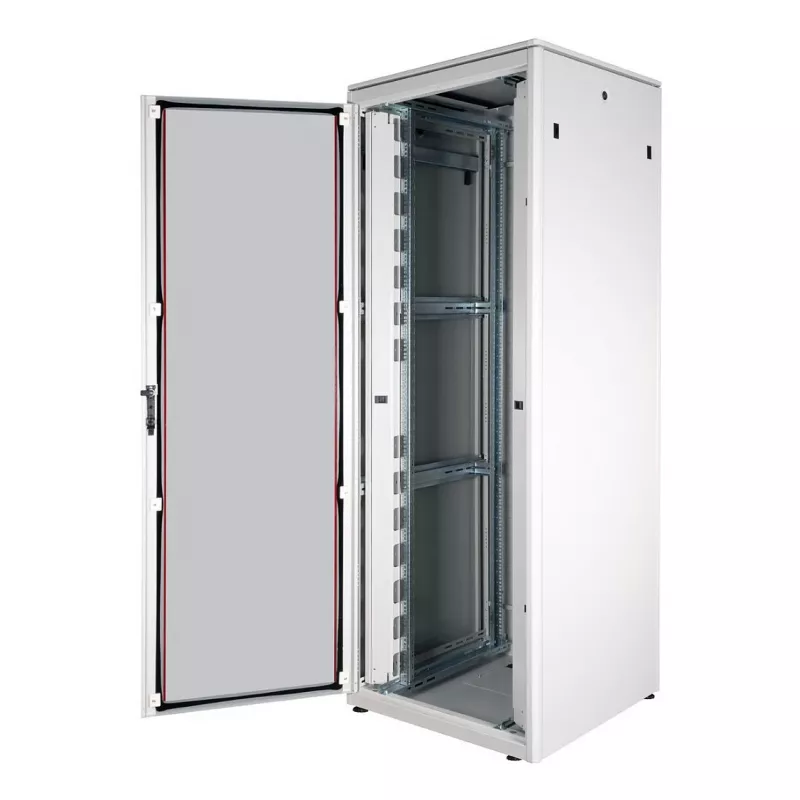 ROLINE 19-tolline võrgukapp Pro 47U, 800x800mm klaasuksega hall