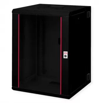 ROLINE 19 inch seinale kinnitatav kapp Pro 16U 600x600 SxV kaheosaline pöörlev must (26.21.0183)