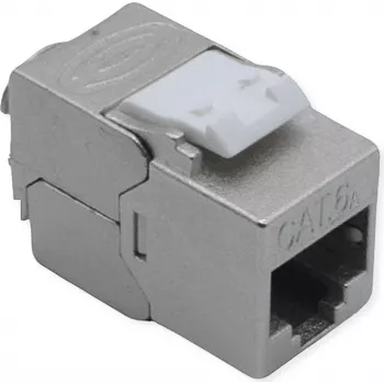 ROLINE Cat.6A STP Keystone Jack, GHMT sertifitseeritud, tööriistavaba 180° ühendus, tsinkvalu varjestatud moodul 21.17.0328