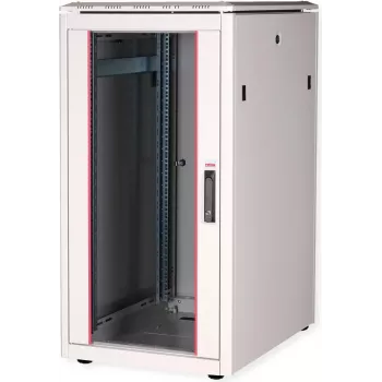 ROLINE Pro võrgukapp 22U 600x800mm klaasustega, helehall RAL 7035 26.21.0050