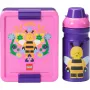 ROOM COPENHAGEN LEGO Lunch Set Bee - 2-osaline komplekt joogipudeli ja lõunakarbiga, lilla