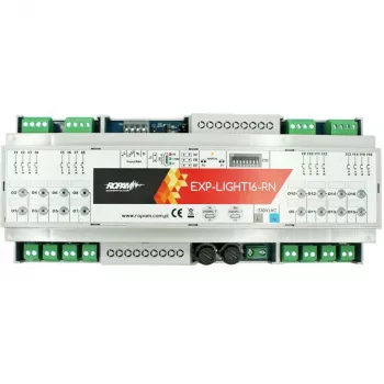 Ropam Lighting Controller EXP-LIGHT16-RN – 16-kanaliline relee laiendusmoodul RopamNet siini jaoks