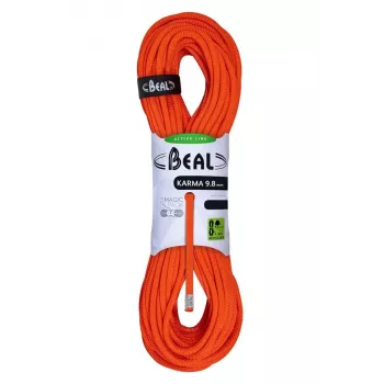 Rope feed 9,8mm 80m Solid Orange BEAL