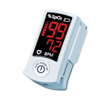ROSSMAX SB100 Fingertip Pulse Oksümeeter SpO2 ja pulsisageduse mõõtmisega, kahevärviline LED-ekraan, 6 kuvamisrežiimi, automaatne väljalülitus, madala aku indikaator, kodu- ja kliiniliseks kasutamiseks
