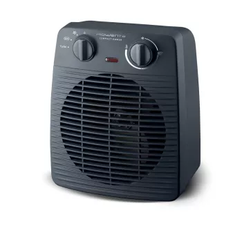 Rowenta SO2211 keraamiline ventilaatorküte 2000W reguleeritava termostaadiga, must/hall