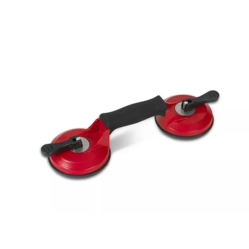 RUBI Double Suction Cup Lifter 100 kg Horizontal Capacity 118 mm Cups