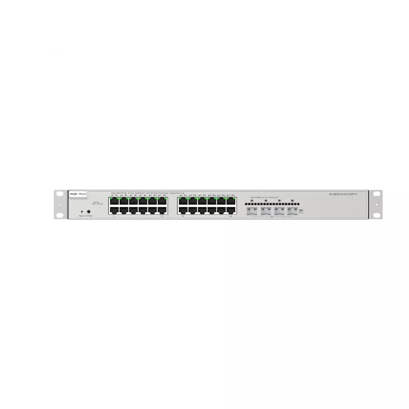 Ruijie Networks RG-NBS5200-24GT4XS-P 24-porti Gigabit Layer 3 haldatav PoE+ kommutaator 4 x 10G SFP+ üleslingiga