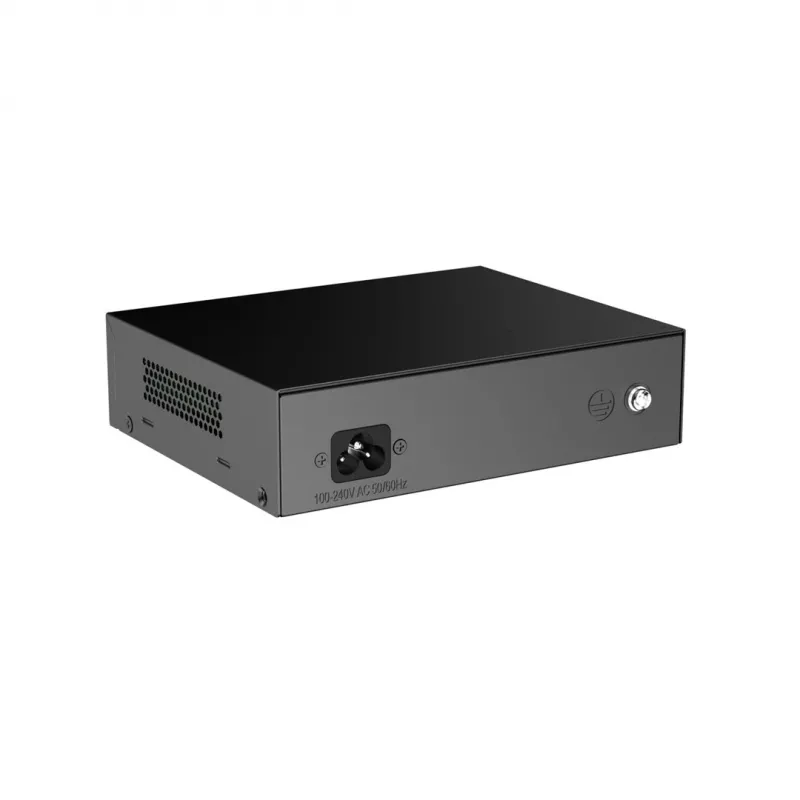 Ruijie RG-ES106F-P 6-pordine Fast Ethernet PoE kommutaator, 4 PoE+ porti, 54W eelarve, haldamata, must