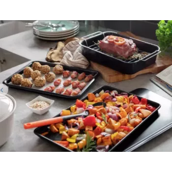 Russell Hobbs CW91612EU7 34cm Emaille-Röstpann ja Rest