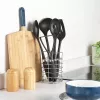 Russell Hobbs RH03026EU7 5-osaline köögiriistade komplekt pöörleva alusega, must ja hõbedane