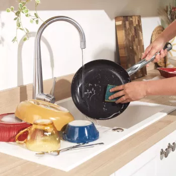 Russell Hobbs RH03804 Riviera 24cm praepann - sepistatud alumiinium, keraamiline tugevdatud mittekleepuv kate, induktsiooniga ühilduv