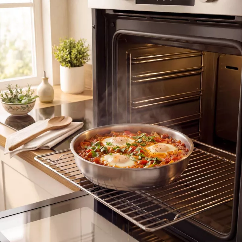 Russell Hobbs RH04033 Roostevabast terasest 4-osaline Smart Clip praepannide komplekt
