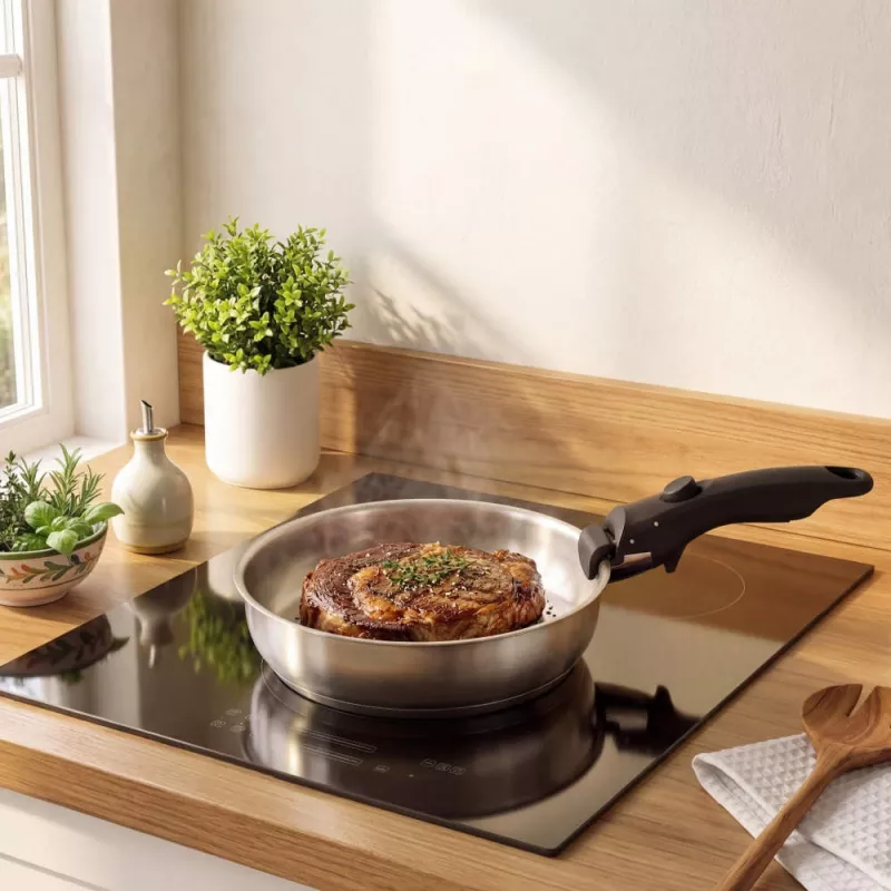 Russell Hobbs RH04033 Roostevabast terasest 4-osaline Smart Clip praepannide komplekt