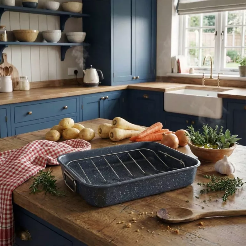 Russell Hobbs RH04097 Nightfall Stone praadimisvorm restiga - hall, süsinikteras, 38 cm