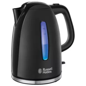 Russell Hobbs Textures Plus 22591-70 elektriline veekeetja, 1,7 l, 2400 W, must tekstuuriga ja kõrgläikeline