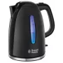 Russell Hobbs Textures Plus 22591-70 elektriline veekeetja, 1,7 l, 2400 W, must tekstuuriga ja kõrgläikeline