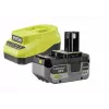 RYOBI 18V ONE+ 4.0Ah Li-ion Aku + RC18120A Laadija Stardikomplekt
