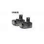 RYOBI 2x 4.0Ah Lithium+ 18V ONE+ Akupakk RB1840X2