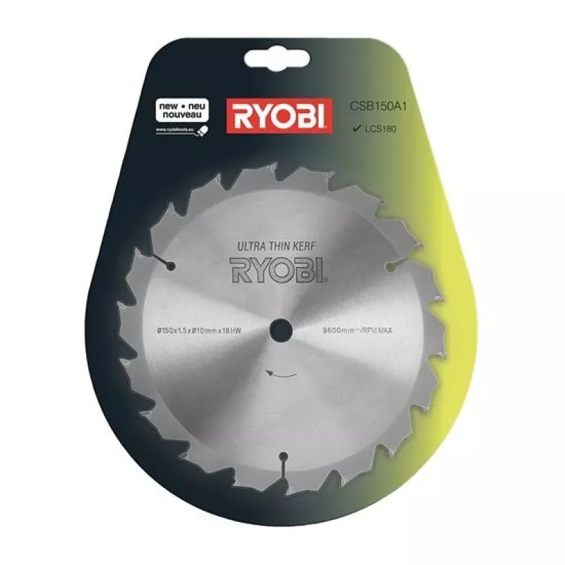 Ryobi CSB150A1 150mm TCT ketassaeketas 18T