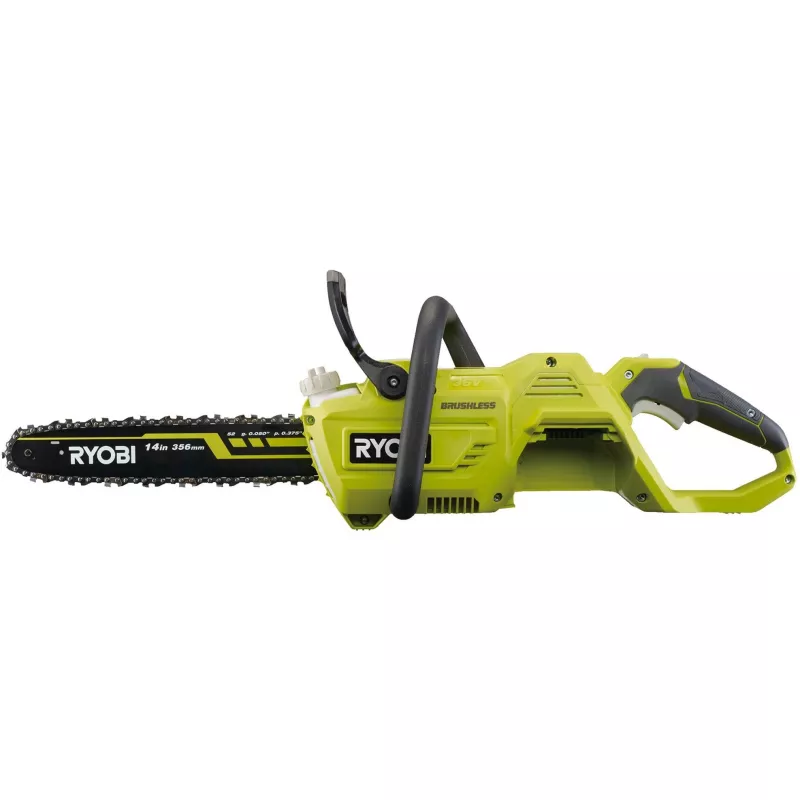 RYOBI MAX POWER juhtmeta kettsaag RY36CSX35A-0, 36V (Roheline/Must, ainult seade)