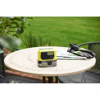 RYOBI ONE+ 18V Bluetooth Mini kõlar (roheline/must, ainult seade)