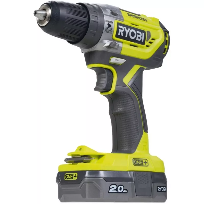 RYOBI ONE+ 18V akutoitel löökpuur R18PD5-220S, 2x 2.0Ah Li-Ion akut