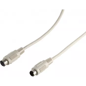 S CONN MAXIMUM CONNECTIVITY ShiverPeaks PS/2 pikenduskaabel, 6-pin Mini DIN isane to emane, 3,0 m, must 78106-3