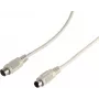 S CONN MAXIMUM CONNECTIVITY ShiverPeaks PS/2 pikenduskaabel, 6-pin Mini DIN isane to emane, 3,0 m, must 78106-3