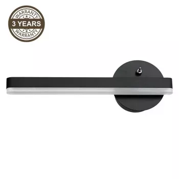 Safi 6W 4000K LED seinavalgusti must