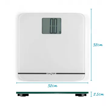 Salter 9075 WFEU12 Max elektrooniline vannitoakaal, valge
