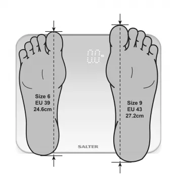 Salter 9204 BFEU12 Phantom elektrooniline köögikaal, must, 5 kg mahutavus, 1 g sammud, LCD-ekraan, karastatud klaasist platvorm