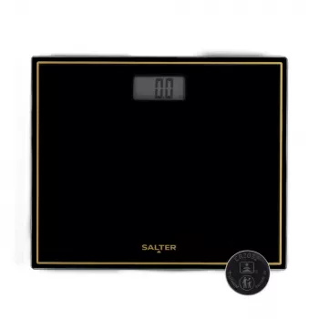 Salter 9207 BGHCFEU12 Kompaktne elektrooniline vannitoakaal, must