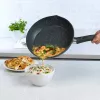 Salter BW09071AR Easy Pour 2-osaline praepannikomplekt - 20 cm ja 24 cm, sepistatud alumiinium, PFOA-vaba mittekleepuv, induktsiooniga ühilduv, must/hall