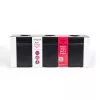 Salter BW124571EU7 Kuro 3-osaline purgisari - must, bambuskaanega õhukindel hoiustamine