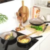 Salter BW12871EU7 Keraamiline 24 cm praepann - söegraa, induktsiooniga ühilduv, mittekleepuv