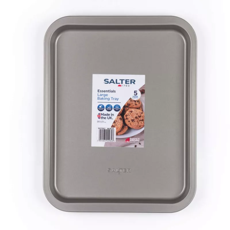 Salter BW13667 Essentials 41cm Küpsetusplaat - Süsinikteras, Mittekleepuv, Söevärv