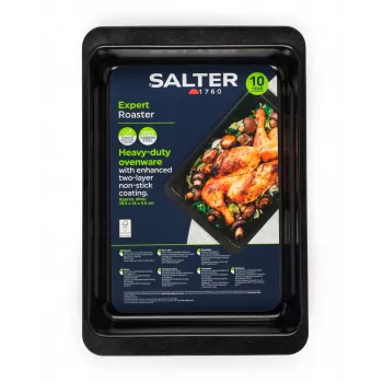 Salter BW14525 Expert Roaster - Must, 40 cm, Süsinikteras, Mittekleepuv