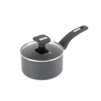 Salter BW14718 Alto 16cm kastrul - sepistatud alumiinium, PFOA-vaba mittekleepuv, induktsiooniga ühilduv, must