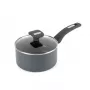 Salter BW14719 Alto 18cm Kastepann kaanega, Sepistatud Alumiinium, Mittekleepuv, Must