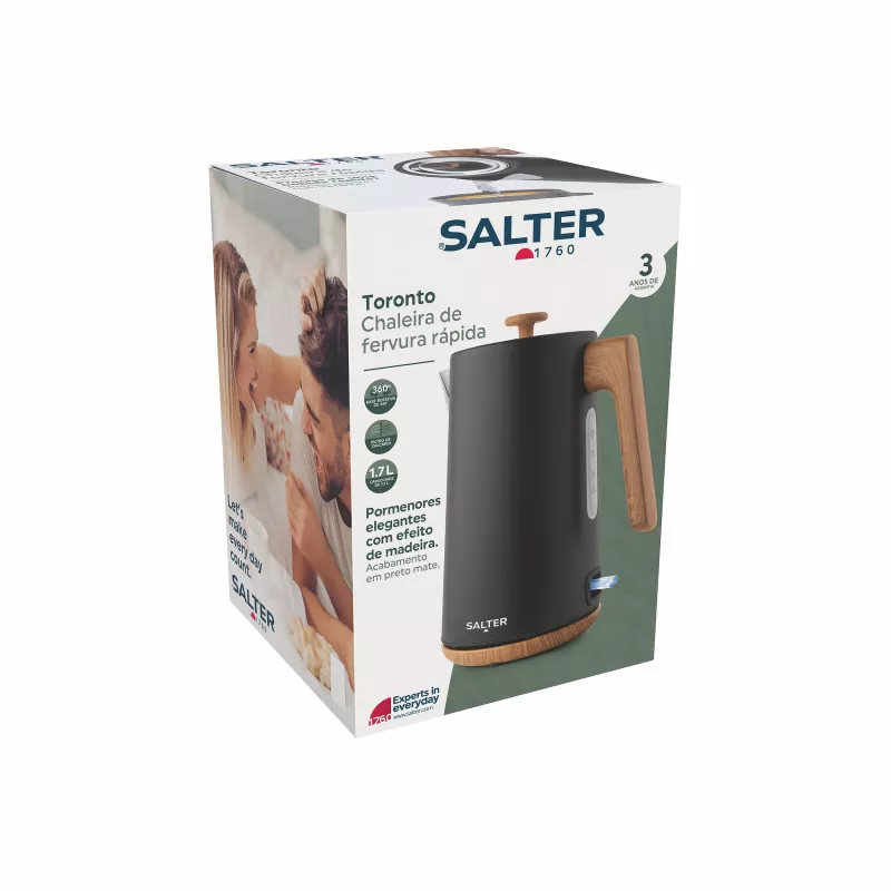 Salter EK5822BLKVDE Toronto Rapid Boil Veekeetja Must