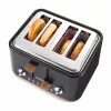 Salter EK5823BLKVDE Toronto 4-Slice Toaster - Must Roostevaba Teras