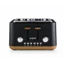 Salter EK5823BLKVDE Toronto 4-Slice Toaster - Must Roostevaba Teras