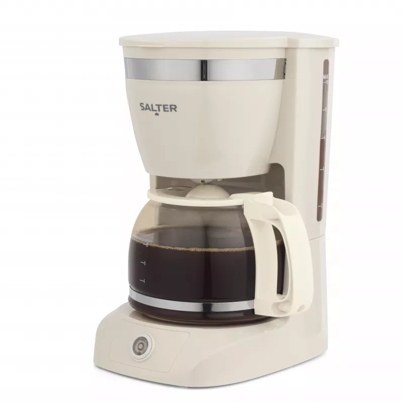 Salter EK6695CRMVDE Retro Filter Coffee Machine 1.25L 900W Cream